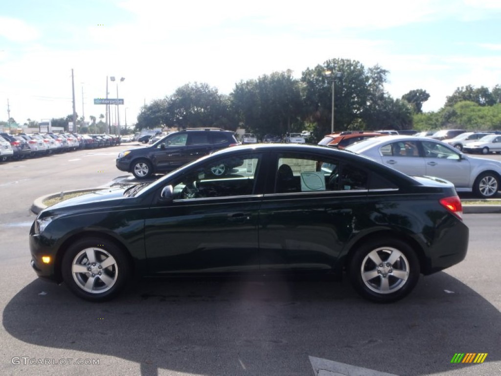 2014 Cruze LT - Rainforest Green Metallic / Jet Black photo #3