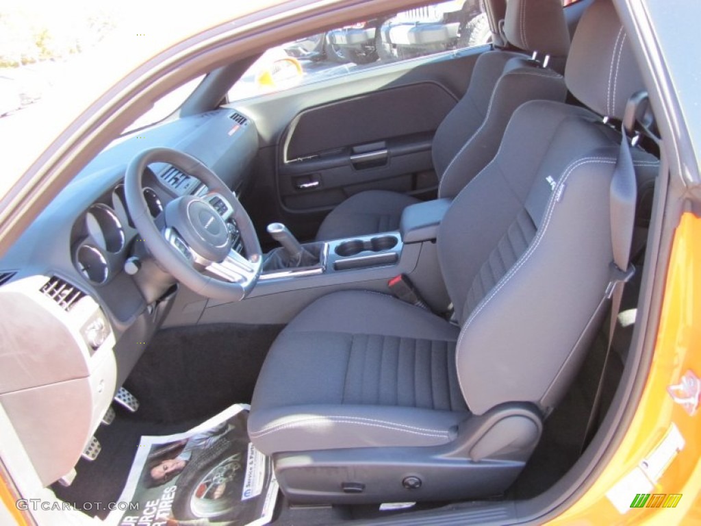 Dark Slate Gray Interior 2014 Dodge Challenger SRT8 Core Photo #87792936