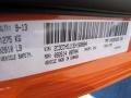 PL4: Header Orange 2014 Dodge Challenger SRT8 Core Color Code