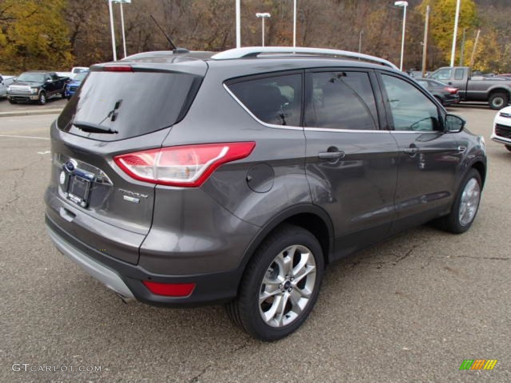 2014 Escape Titanium 2.0L EcoBoost 4WD - Sterling Gray / Medium Light Stone photo #8