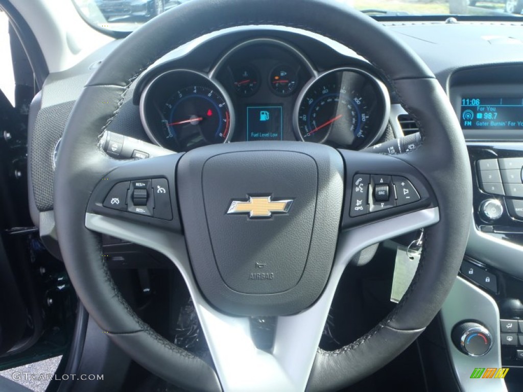 2014 Cruze LT - Rainforest Green Metallic / Jet Black photo #12