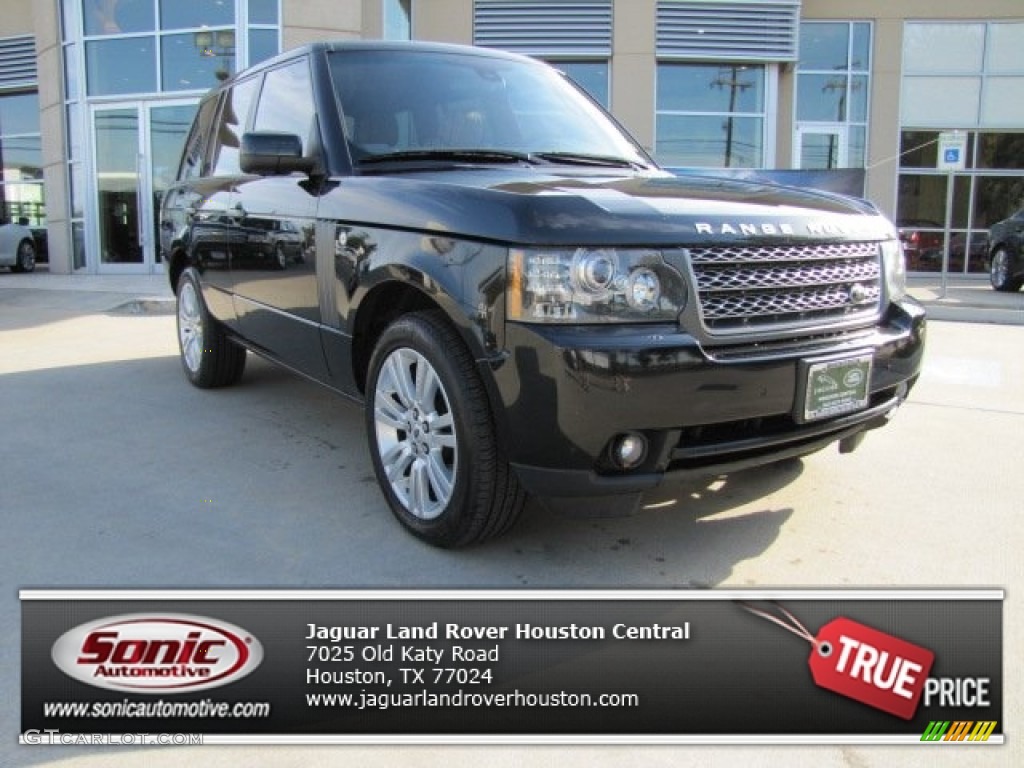 2010 Range Rover HSE - Santorini Black Pearl / Sand/Jet Black photo #1