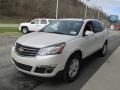 2014 White Diamond Tricoat Chevrolet Traverse LT AWD  photo #8