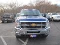 2014 Blue Topaz Metallic Chevrolet Silverado 3500HD LTZ Crew Cab 4x4  photo #2