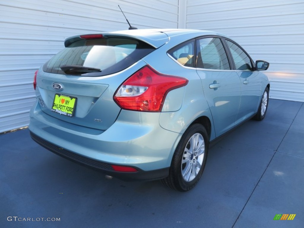 2012 Focus SEL 5-Door - Frosted Glass Metallic / Stone photo #4