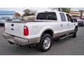 2010 White Platinum Tri-Coat Ford F250 Super Duty King Ranch Crew Cab 4x4  photo #5