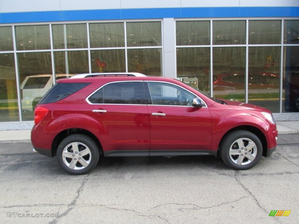 2014 Equinox LTZ AWD - Crystal Red Tintcoat / Jet Black photo #2