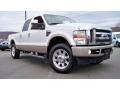 2010 White Platinum Tri-Coat Ford F250 Super Duty King Ranch Crew Cab 4x4  photo #24