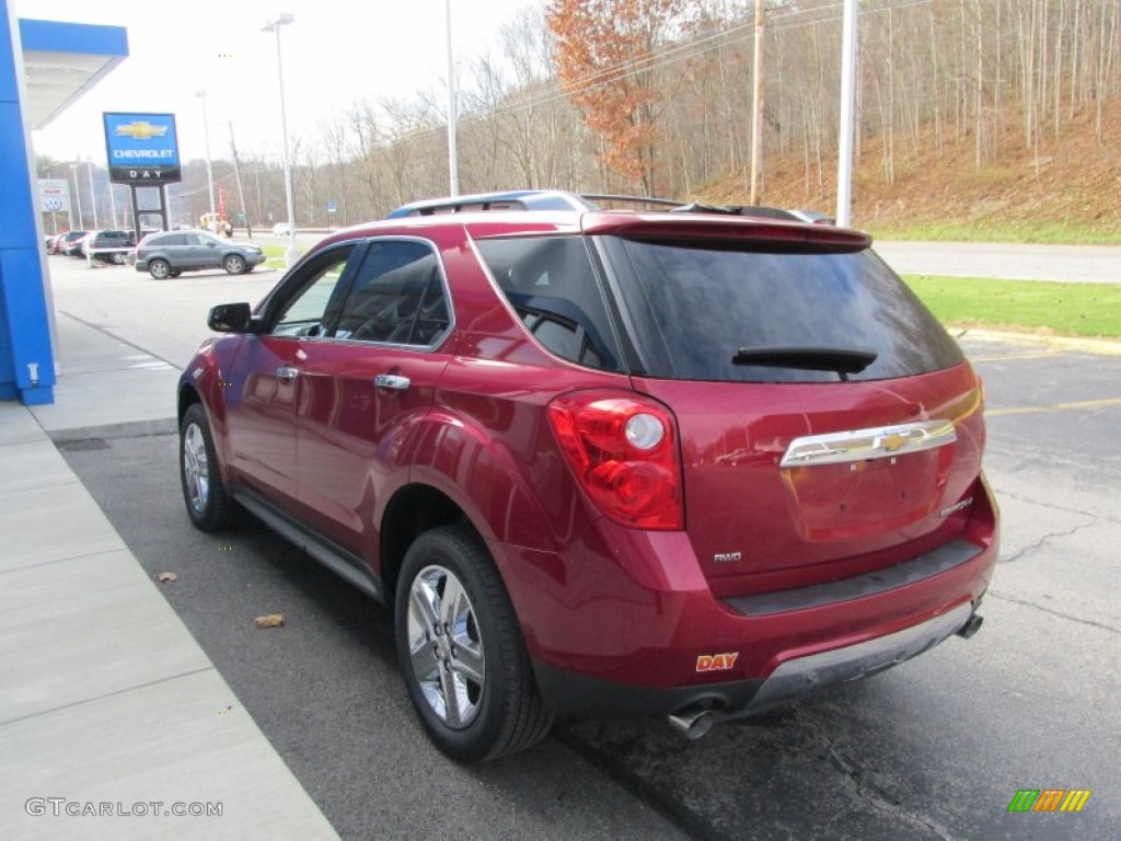 2014 Equinox LTZ AWD - Crystal Red Tintcoat / Jet Black photo #7