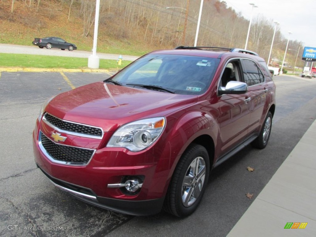 2014 Equinox LTZ AWD - Crystal Red Tintcoat / Jet Black photo #8