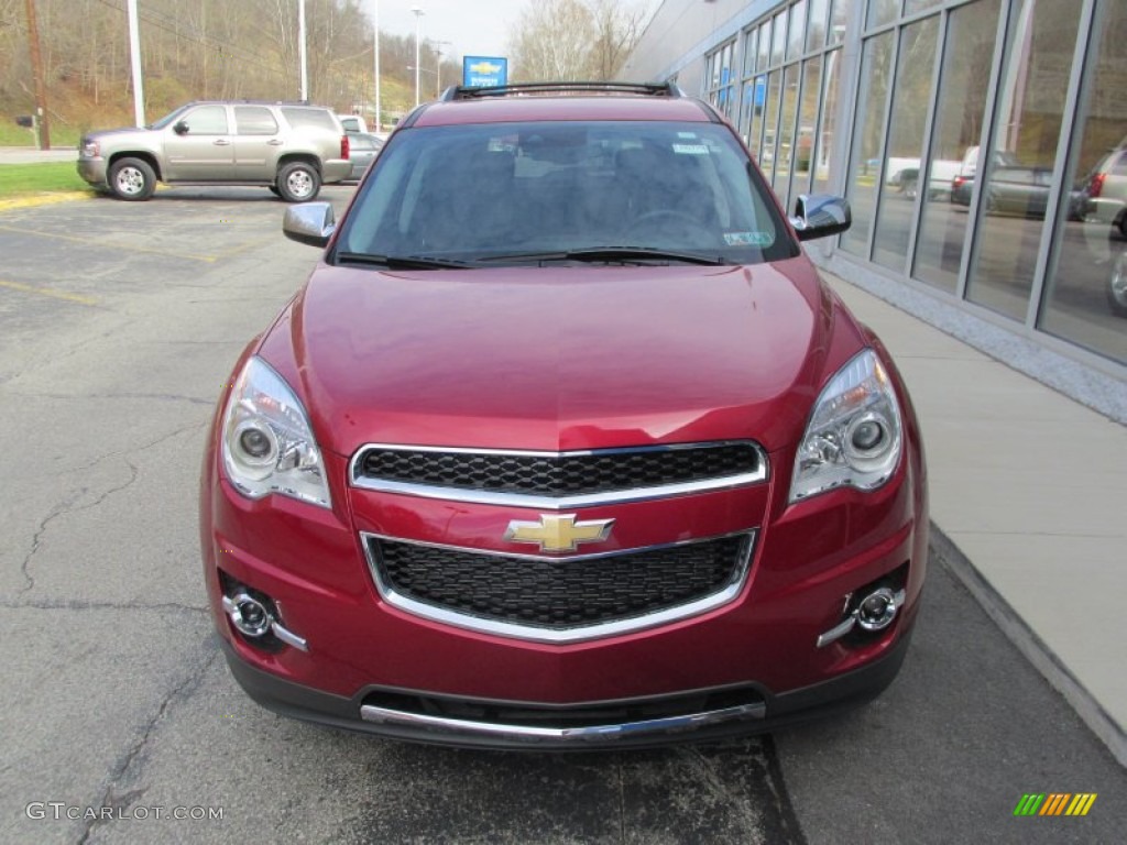 2014 Equinox LTZ AWD - Crystal Red Tintcoat / Jet Black photo #9