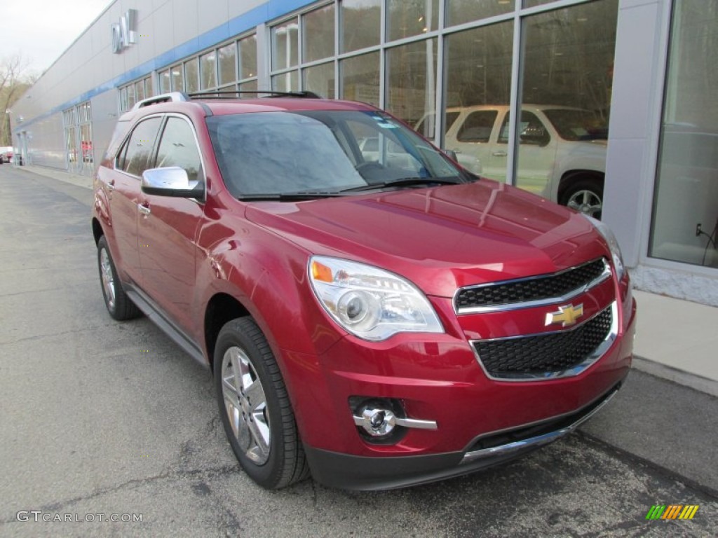 2014 Equinox LTZ AWD - Crystal Red Tintcoat / Jet Black photo #10