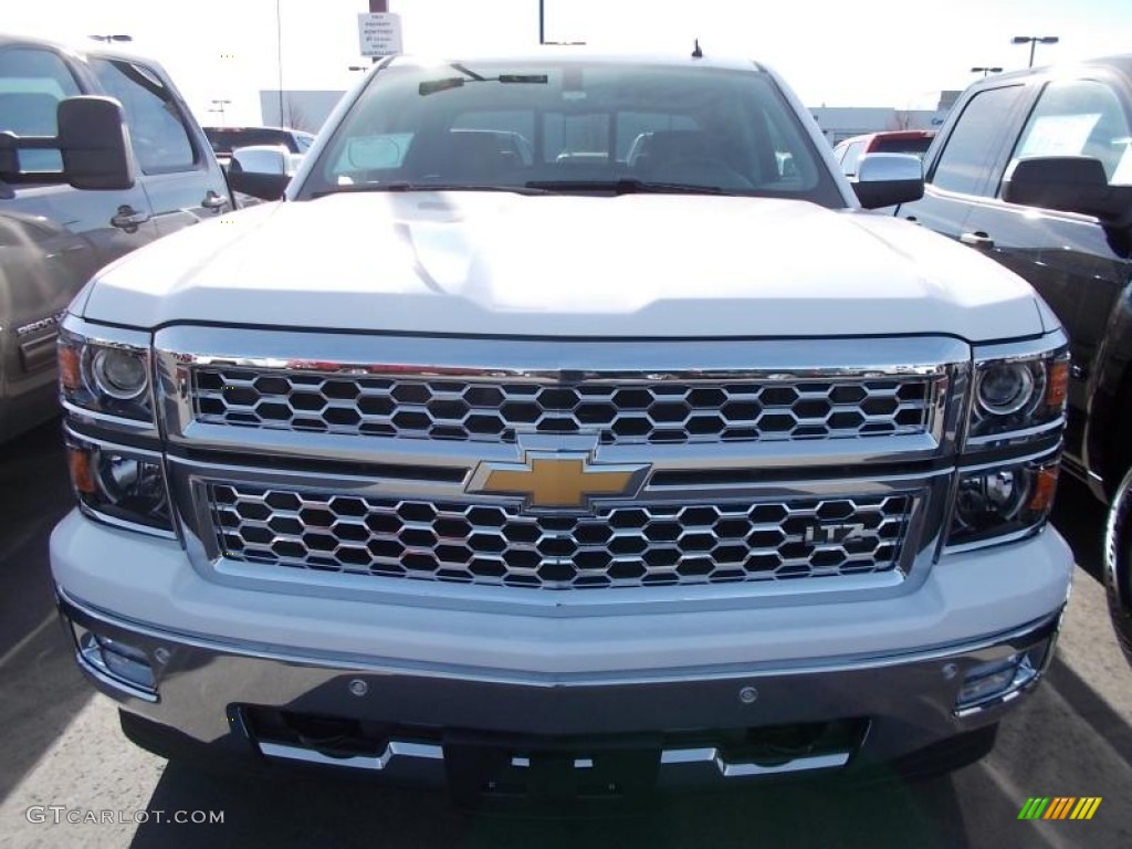 2014 Silverado 1500 LTZ Crew Cab 4x4 - Summit White / Jet Black photo #4