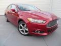 2014 Ruby Red Ford Fusion SE EcoBoost  photo #2