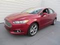 2014 Ruby Red Ford Fusion SE EcoBoost  photo #7