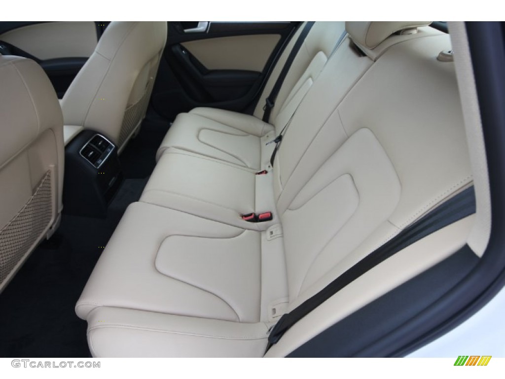 2014 A4 2.0T Sedan - Ibis White / Velvet Beige/Black photo #28