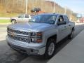 2014 Silver Ice Metallic Chevrolet Silverado 1500 LT Crew Cab 4x4  photo #8