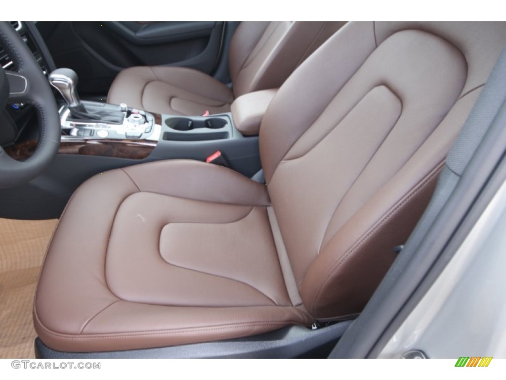 2014 A4 2.0T Sedan - Cuvee Silver Metallic / Chestnut Brown/Black photo #11