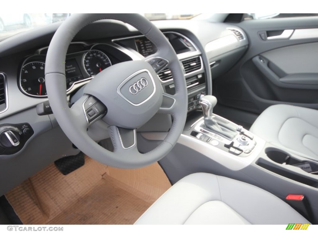 Titanium Grey Interior 2014 Audi A4 2.0T quattro Sedan Photo #87800227