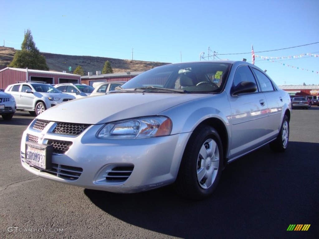 2006 Stratus SXT Sedan - Bright Silver Metallic / Dark Slate Grey photo #3