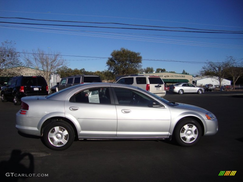 2006 Stratus SXT Sedan - Bright Silver Metallic / Dark Slate Grey photo #8