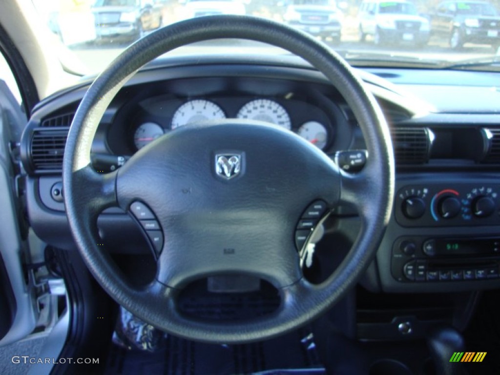 2006 Stratus SXT Sedan - Bright Silver Metallic / Dark Slate Grey photo #13