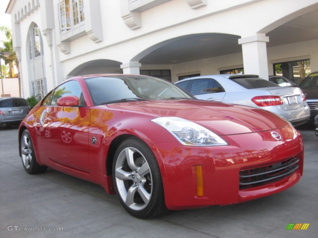 2006 350Z Touring Coupe - Redline / Frost Leather photo #1