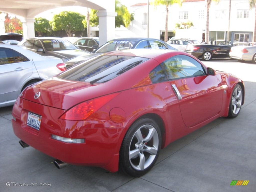 2006 350Z Touring Coupe - Redline / Frost Leather photo #2