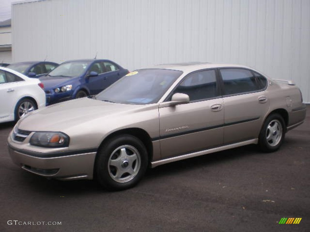 Sandrift Metallic 2002 Chevrolet Impala LS Exterior Photo #87802240
