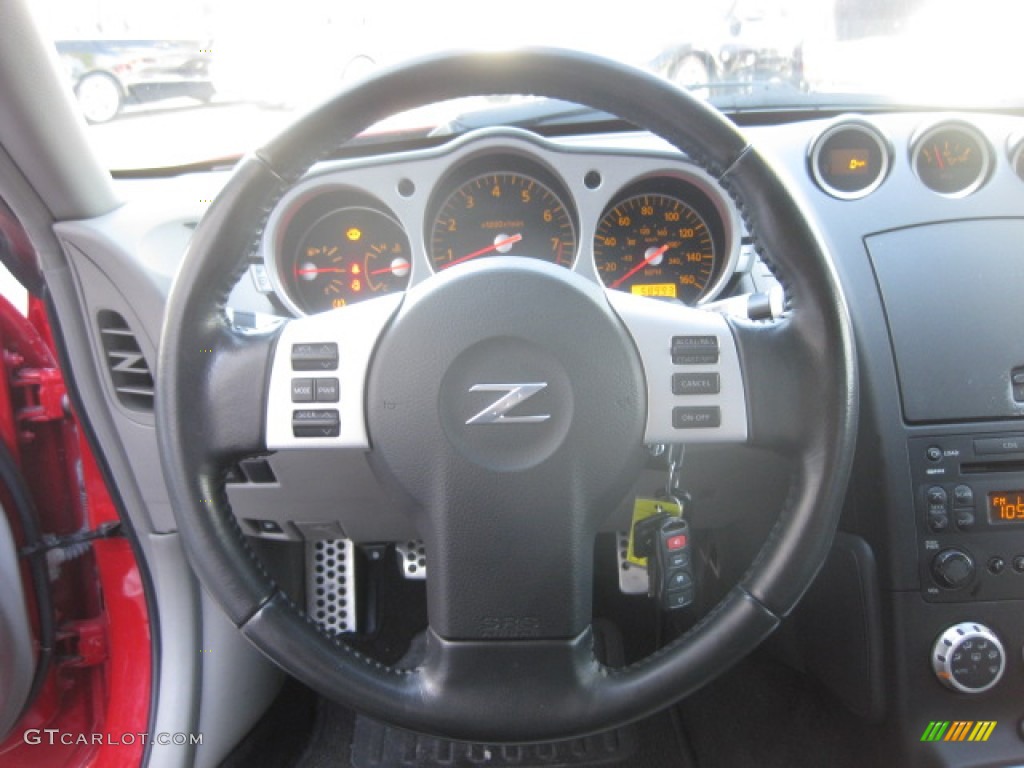 2006 350Z Touring Coupe - Redline / Frost Leather photo #10