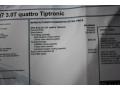 Carrara White - Q7 3.0 TFSI quattro S Line Package Photo No. 37