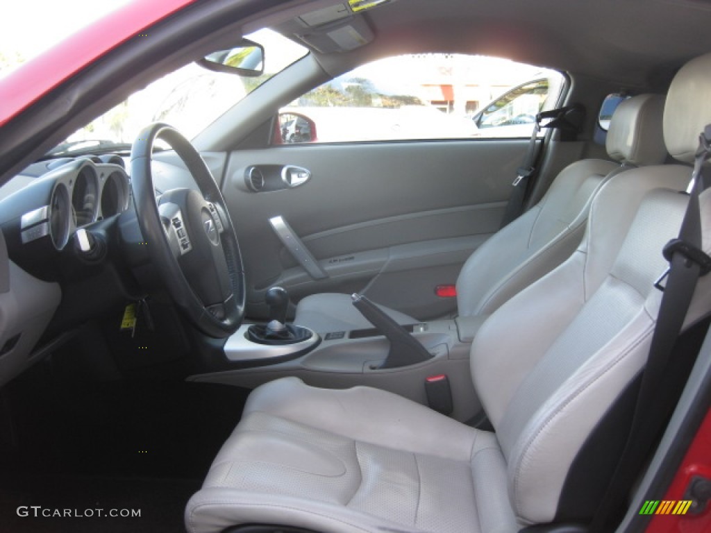 2006 350Z Touring Coupe - Redline / Frost Leather photo #17