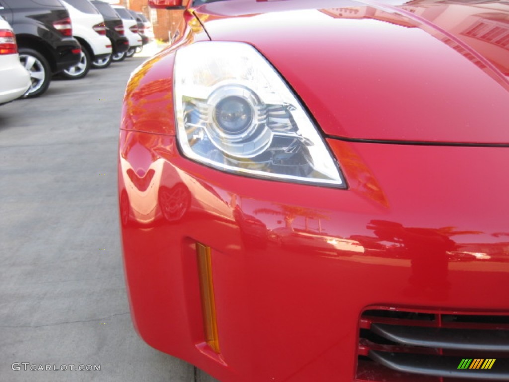 2006 350Z Touring Coupe - Redline / Frost Leather photo #23