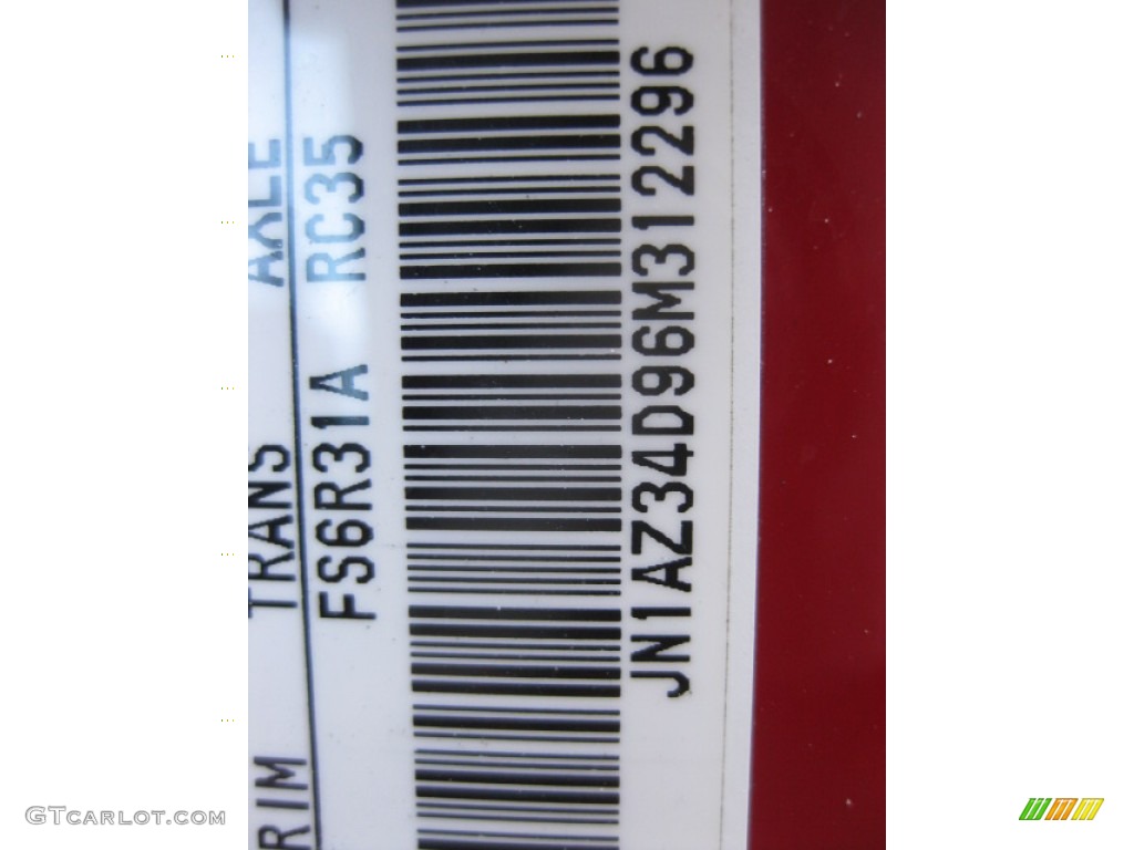 2006 350Z Touring Coupe - Redline / Frost Leather photo #25