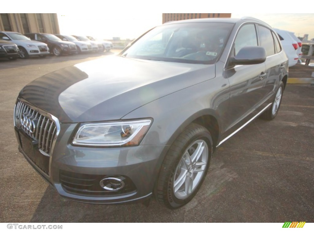 2014 Q5 2.0 TFSI quattro - Monsoon Gray Metallic / Black photo #3