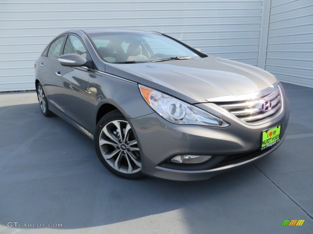 2014 Sonata SE - Harbor Gray Metallic / Gray photo #1