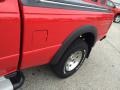 2002 Bright Red Ford Ranger XLT SuperCab 4x4  photo #17