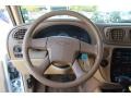 2002 Chevrolet TrailBlazer Medium Oak Interior Steering Wheel Photo