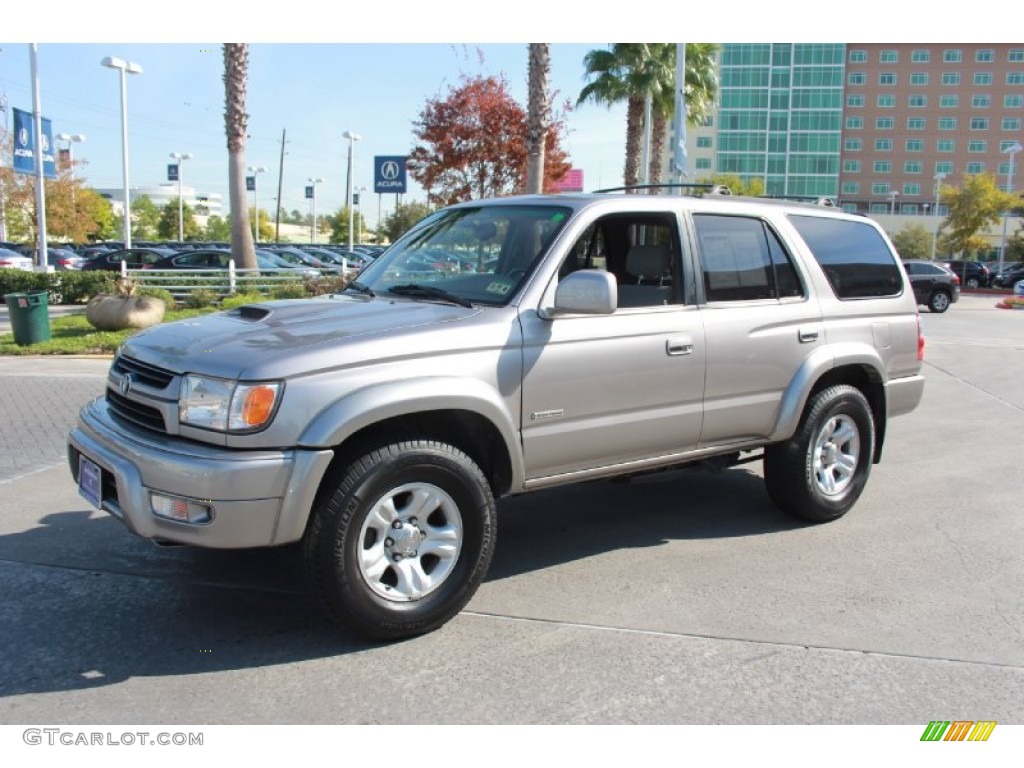 2002 4Runner SR5 - Millennium Silver Metallic / Gray photo #2