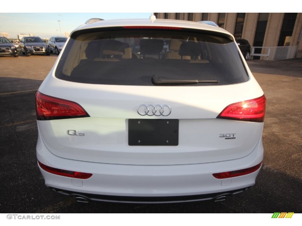 2014 Q5 3.0 TFSI quattro - Glacier White Metallic / Pistachio Beige photo #7