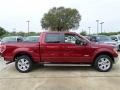 2013 Ruby Red Metallic Ford F150 Lariat SuperCrew  photo #6