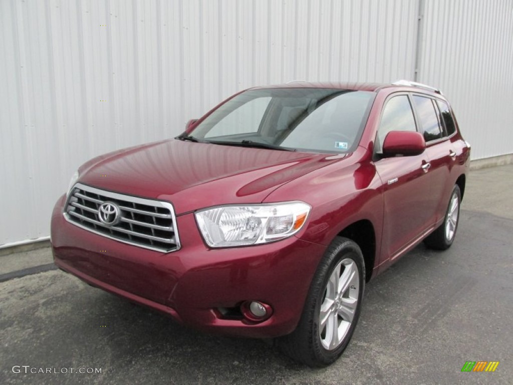 Salsa Red Pearl 2010 Toyota Highlander Limited 4WD Exterior Photo #87806356