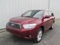 Salsa Red Pearl 2010 Toyota Highlander Limited 4WD Exterior