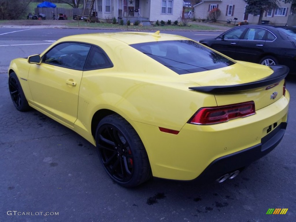 2014 Camaro SS/RS Coupe - Bright Yellow / Black photo #4