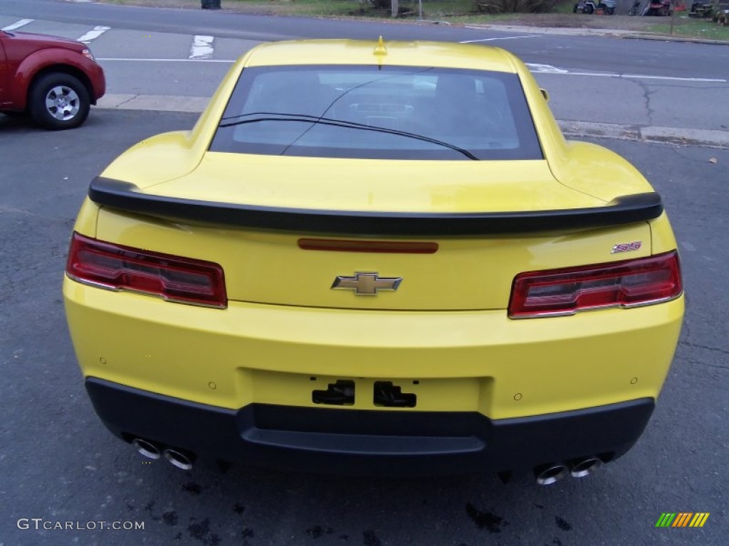 2014 Camaro SS/RS Coupe - Bright Yellow / Black photo #5