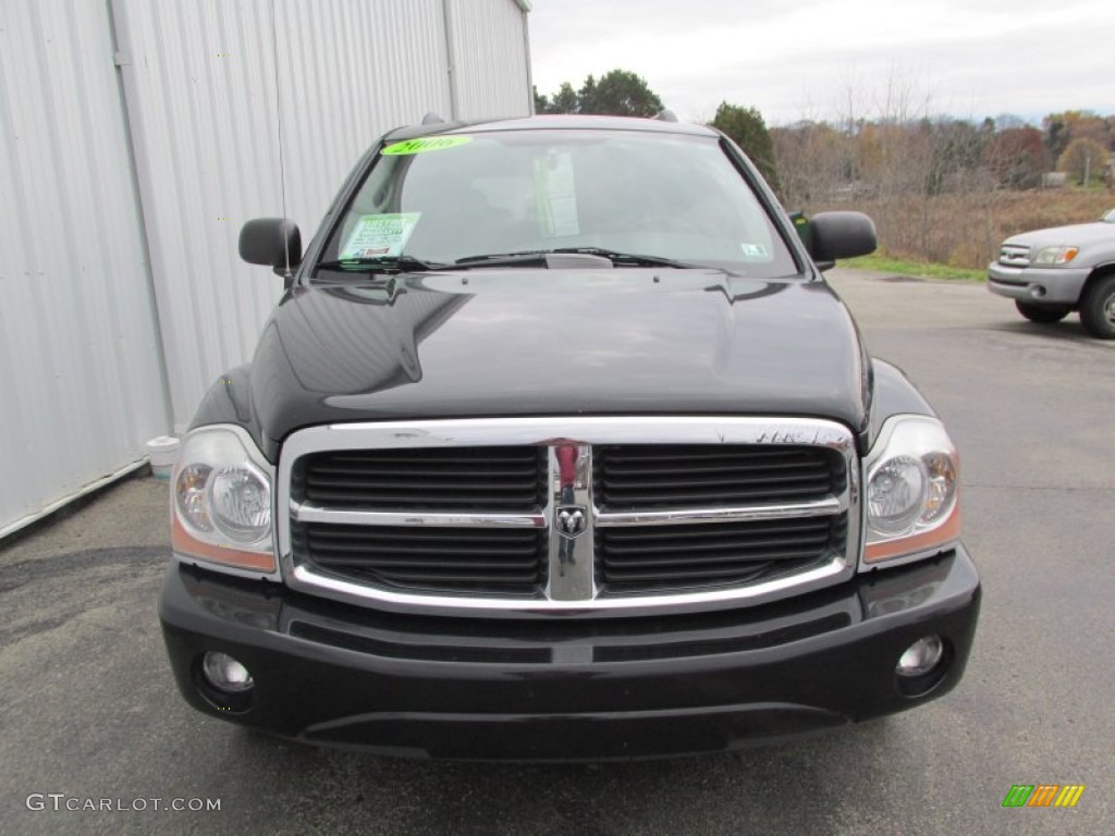 2006 Durango Limited HEMI 4x4 - Black / Light Graystone photo #8