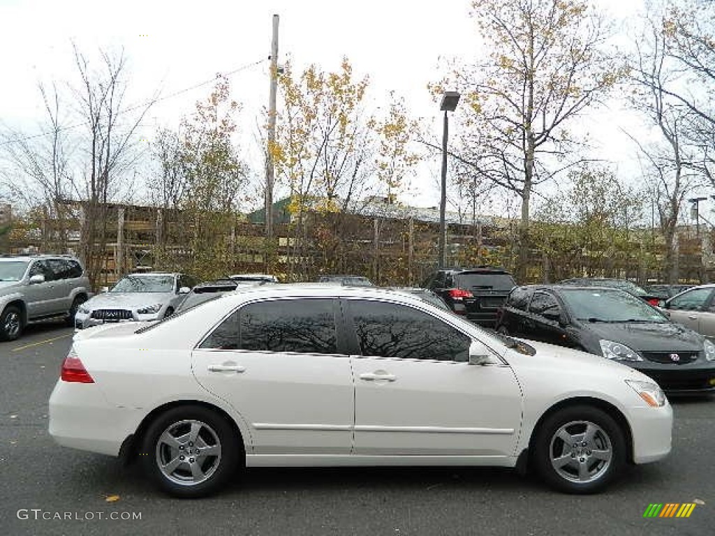 2006 Accord Hybrid Sedan - Premium White Pearl / Gray photo #2