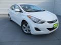 2013 Shimmering White Hyundai Elantra GLS  photo #2