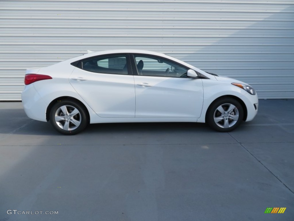 2013 Elantra GLS - Shimmering White / Gray photo #3