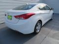 2013 Shimmering White Hyundai Elantra GLS  photo #4